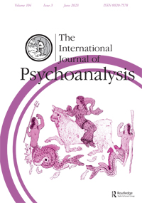 INTERNATIONAL JOURNAL OF PSYCHOANALYSIS