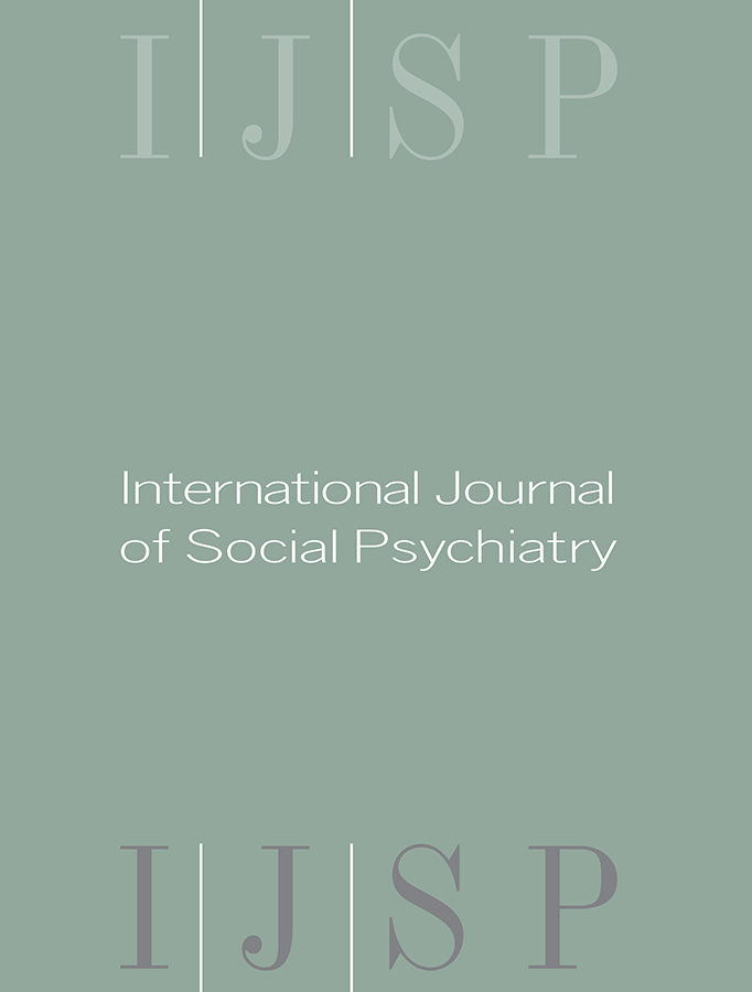 INTERNATIONAL JOURNAL OF SOCIAL PSYCHIATRY