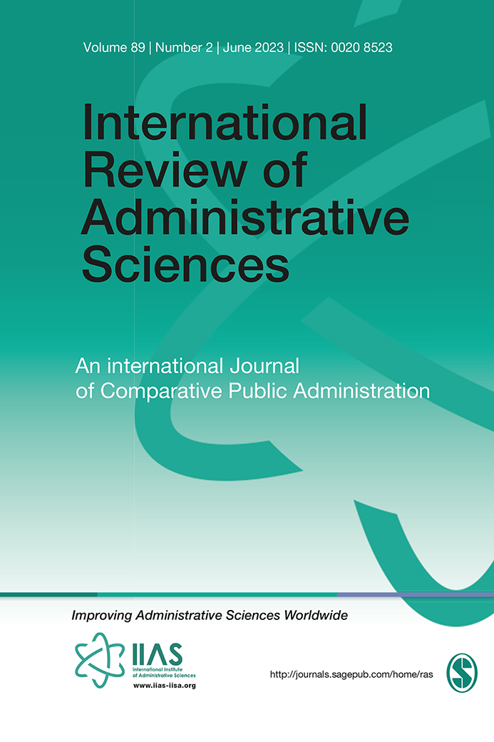 INTERNATIONAL REVIEW OF ADMINISTRATIVE SCIENCES
