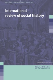 INTERNATIONAL REVIEW OF SOCIAL HISTORY