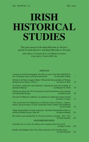 IRISH HISTORICAL STUDIES