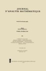 JOURNAL D ANALYSE MATHEMATIQUE