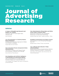 JOURNAL OF ADVERTISING RESEARCH