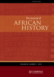 JOURNAL OF AFRICAN HISTORY