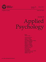 JOURNAL OF APPLIED PSYCHOLOGY