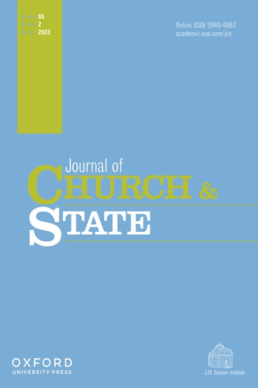JOURNAL OF CHURCH AND STATE