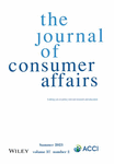 JOURNAL OF CONSUMER AFFAIRS