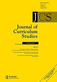 JOURNAL OF CURRICULUM STUDIES