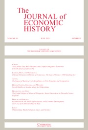JOURNAL OF ECONOMIC HISTORY