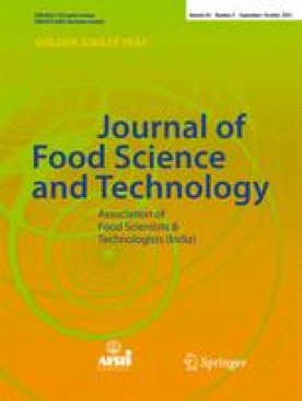 JOURNAL OF FOOD SCIENCE AND TECHNOLOGY-MYSORE