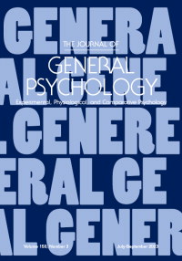 JOURNAL OF GENERAL PSYCHOLOGY