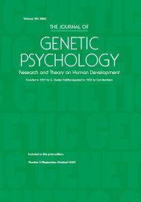 JOURNAL OF GENETIC PSYCHOLOGY