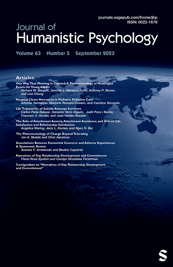 JOURNAL OF HUMANISTIC PSYCHOLOGY