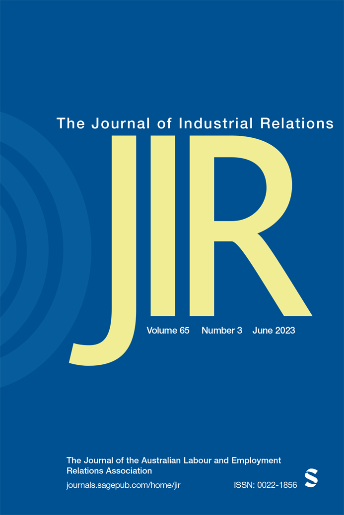 JOURNAL OF INDUSTRIAL RELATIONS
