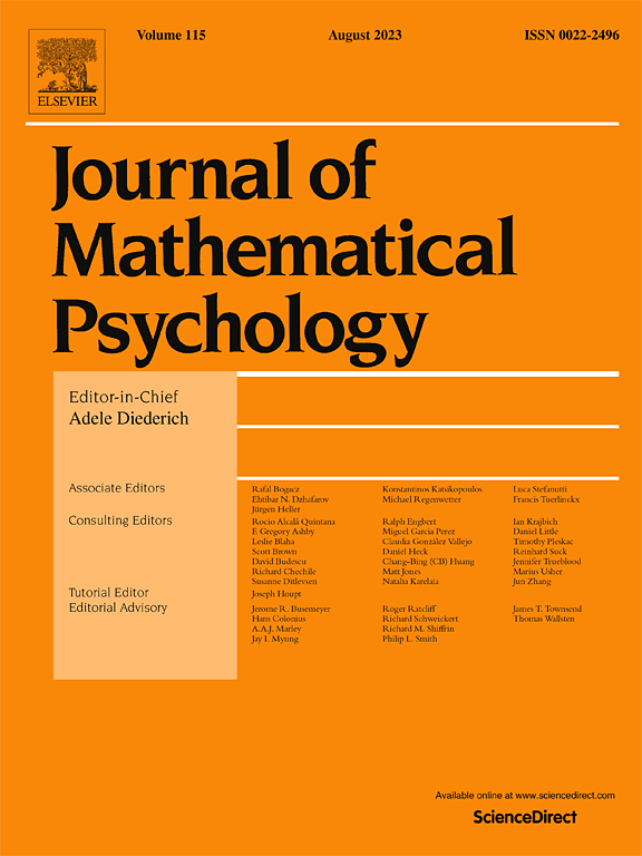 JOURNAL OF MATHEMATICAL PSYCHOLOGY