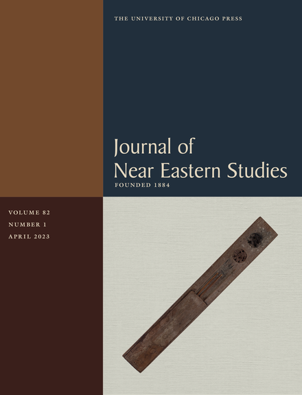 JOURNAL OF NEAR EASTERN STUDIES