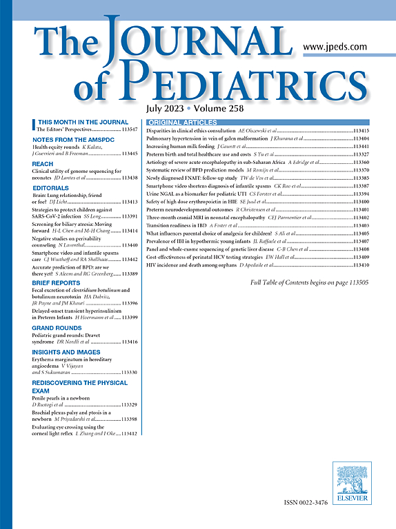 JOURNAL OF PEDIATRICS