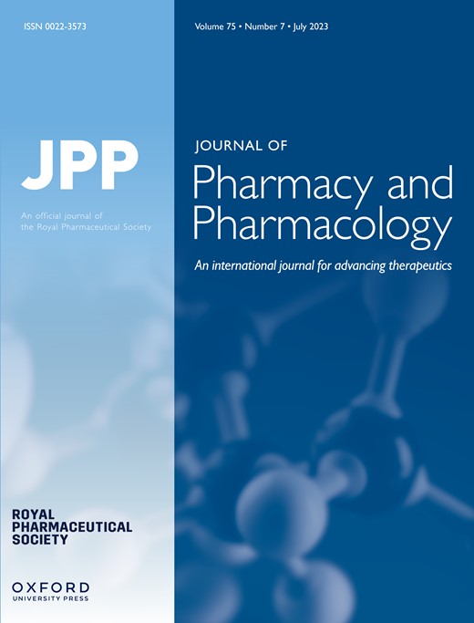 JOURNAL OF PHARMACY AND PHARMACOLOGY