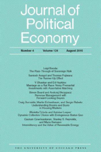 JOURNAL OF POLITICAL ECONOMY