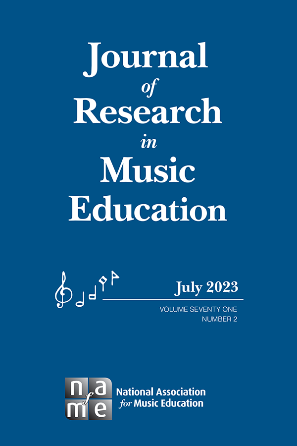 JOURNAL OF RESEARCH IN MUSIC EDUCATION