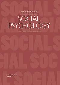 JOURNAL OF SOCIAL PSYCHOLOGY
