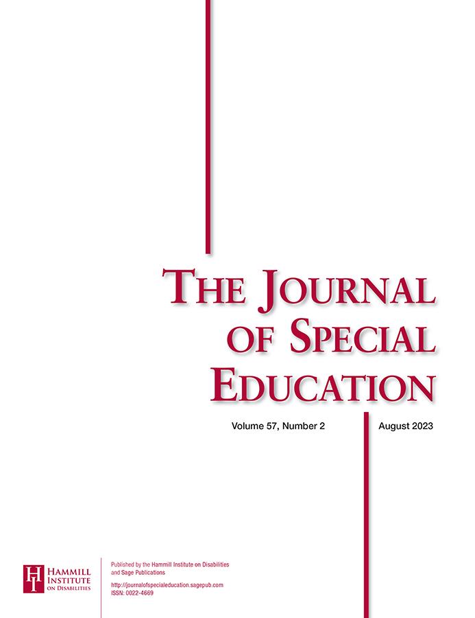 JOURNAL OF SPECIAL EDUCATION