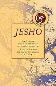 JOURNAL OF THE ECONOMIC AND SOCIAL HISTORY OF THE ORIENT