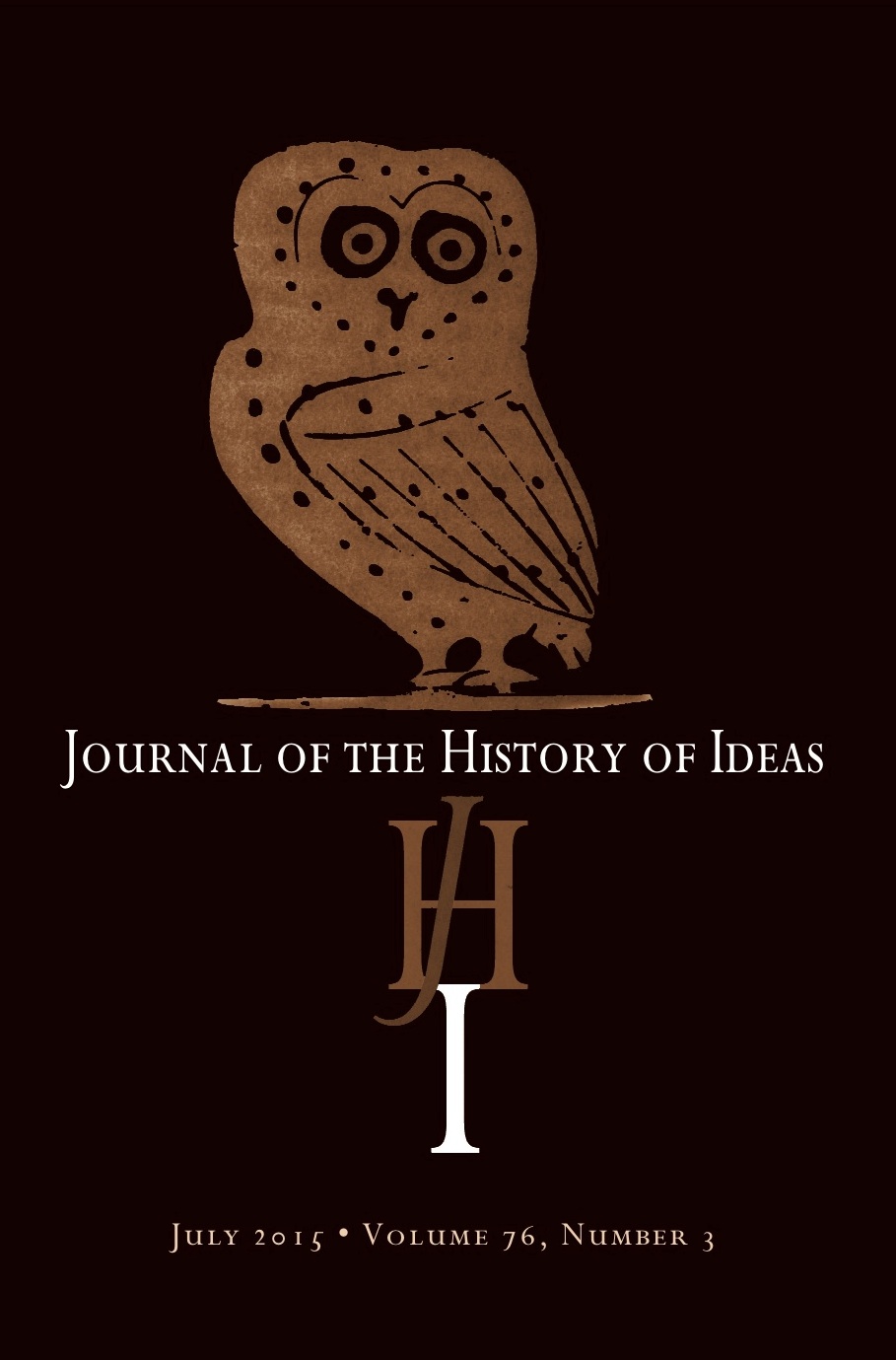 JOURNAL OF THE HISTORY OF IDEAS