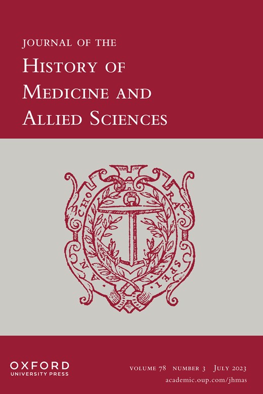 JOURNAL OF THE HISTORY OF MEDICINE AND ALLIED SCIENCES
