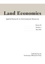 LAND ECONOMICS