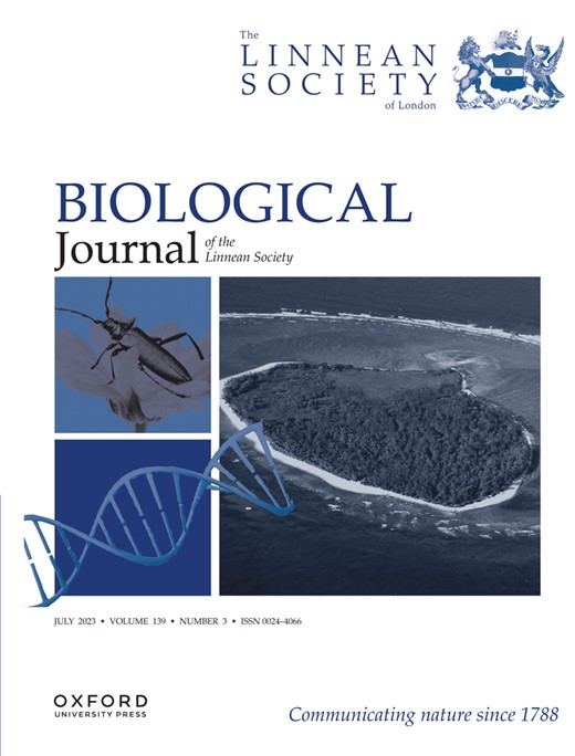 BIOLOGICAL JOURNAL OF THE LINNEAN SOCIETY