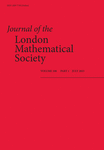 JOURNAL OF THE LONDON MATHEMATICAL SOCIETY-SECOND SERIES