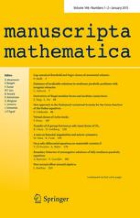 MANUSCRIPTA MATHEMATICA