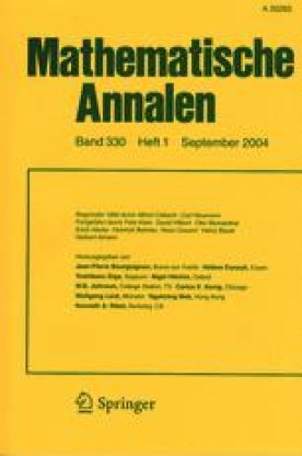 MATHEMATISCHE ANNALEN