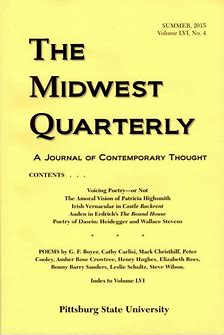 MIDWEST QUARTERLY-A JOURNAL OF CONTEMPORARY THOUGHT