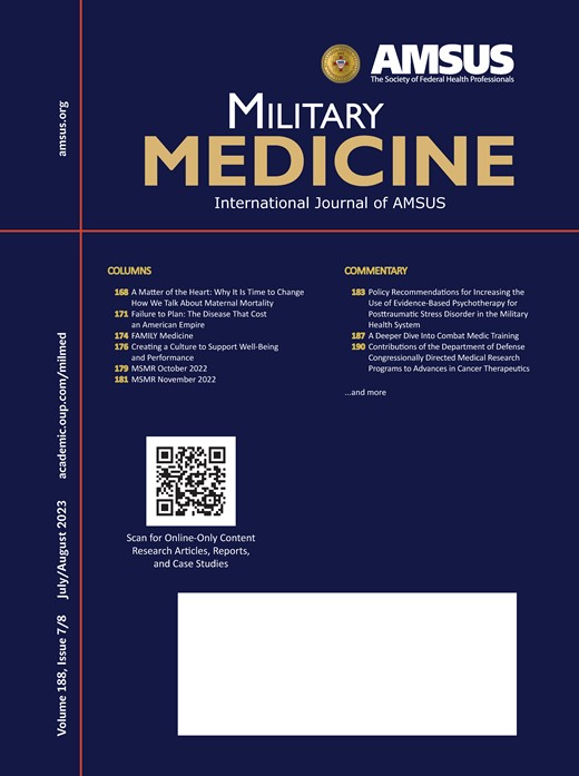 MILITARY MEDICINE