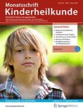 MONATSSCHRIFT KINDERHEILKUNDE