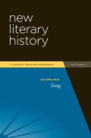 NEW LITERARY HISTORY