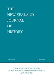 NEW ZEALAND JOURNAL OF HISTORY