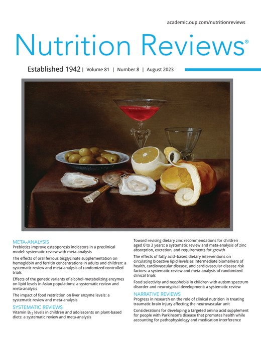 NUTRITION REVIEWS