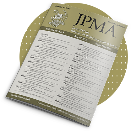 JOURNAL OF THE PAKISTAN MEDICAL ASSOCIATION
