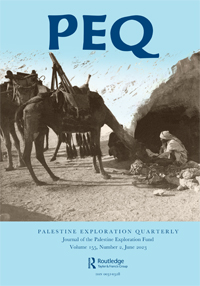 PALESTINE EXPLORATION QUARTERLY