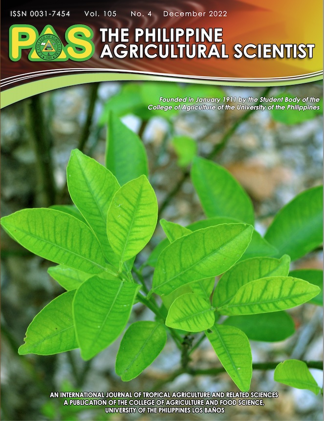 PHILIPPINE AGRICULTURAL SCIENTIST