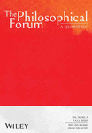 PHILOSOPHICAL FORUM