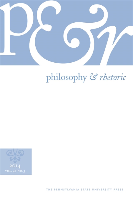 PHILOSOPHY AND RHETORIC