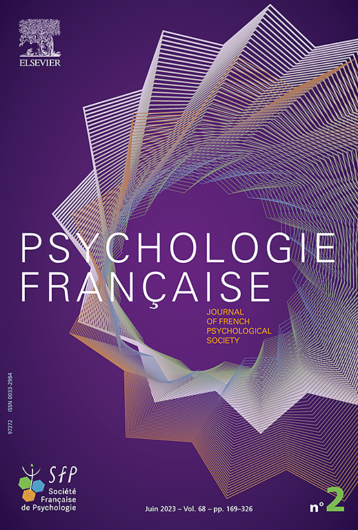 PSYCHOLOGIE FRANCAISE
