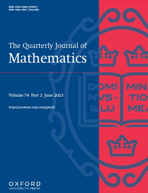 QUARTERLY JOURNAL OF MECHANICS AND APPLIED MATHEMATICS