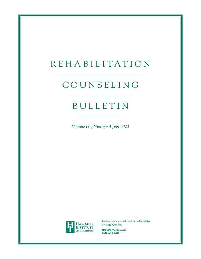 REHABILITATION COUNSELING BULLETIN