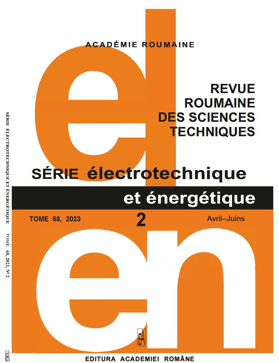 REVUE ROUMAINE DES SCIENCES TECHNIQUES-SERIE ELECTROTECHNIQUE ET ENERGETIQUE