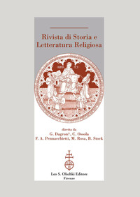 RIVISTA DI STORIA E LETTERATURA RELIGIOSA